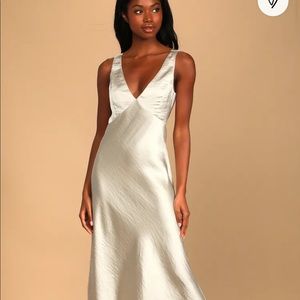 Lulu White Silk Dress: Size 4